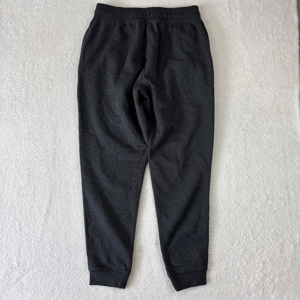 NEW UNDER ARMOUR Mens 'Hustle Fleece Joggers' Large Gray Sweatpants Knit Tapered - Picture 2 of 13
